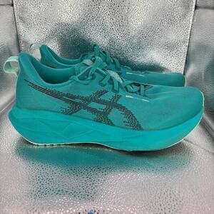 ASICS Novablast 4 Teal Black Running Shoes 1011B974 Mens 10